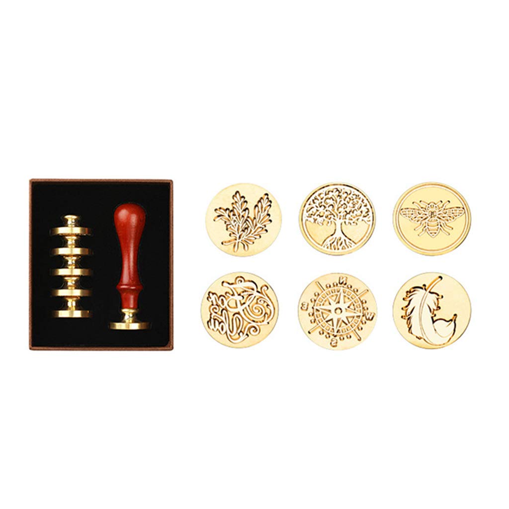 PANGBOER For Envelopes Invitations Wedding Embellishment Decoration Gift Packing Wax Seal Stamp Kit