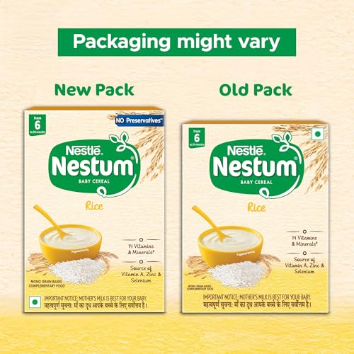 Image of Nestum Baby Cereal - From 6 to 24 Months, Rice, 300g, Bag-in-Box Pack