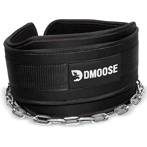 DMoose Fitness Dip Belt For Weightlifting Weighted Pull Up and Squat