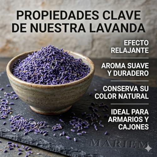 Miniatura 3 de Flor De Lavanda Seca Natural 500 G Mariem 100 Pura Origen España