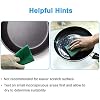 24PCS Scouring Pad - Premium Heavy Duty Scrub Pads, Reusable Household Green Dish Scrubber, Multipurpose Scour pad - for Kitchen Scrubber & Metal Grills, 3.9 x 5.9 x 0.36IN