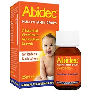 Abidec Kid Baby Multivitamin Drops – Aids Healthy Growth Contains Vitamin D, C and A – Suitable from Birth, Natural flavour and aroma, 25 ml