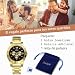 Imagen de JewelryWe Reloj Encendedor Hombre Analógico Cuarzo Oro Redondo