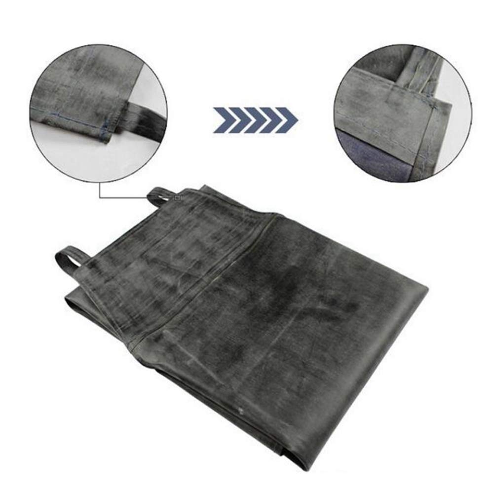 Tablier en caoutchouc imperméable, Tablier de travail pour la protection anti-taches et résistant aux acides et à l'huile à 45 ° Idéal pour le lavage de la vaisselle les travaux