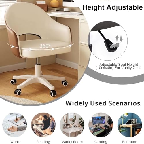 Silla de maquillaje regulable gris para evitar dolores de espalda 4
