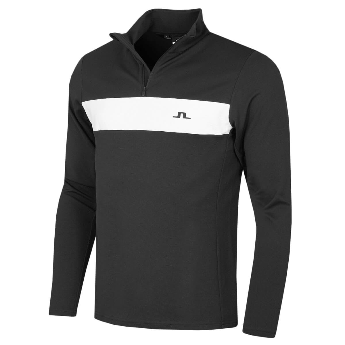 J.Lindeberg Mens J Lindeberg Bran Mid Layer Sweater - Asphalt - XXL