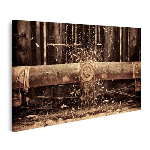 Tableau tronçonneuse puissante édition W2 toile islandburner