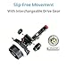 FILMCITY HS-2 Follow Focus with Hard Stops for Camera & Shoulder Rigs. 15mm Rod Quick Release Clamp. 0.8 Pitch Gear, 43 Teeth. Gear Belt Fits 46 to 110mm Lenses. Speed Crank Included (HS-2)