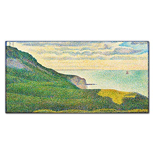 Tableau en verre 100x50cm nature de l'eau de la baie déco murale en verre trempé