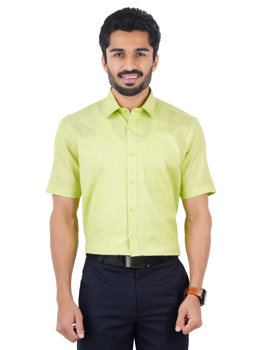 RAMRAJ COTTON Mens Prestigious Fit Formal Shirt