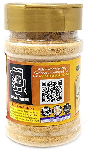 Rani Amchur (Mango) Ground Powder Spice 3Oz (85G) Pet Jar ~ All Natural, Indian Origin | No Color | Gluten Friendly | Vegan | Non-Gmo | No Salt Or Fillers #TOP5