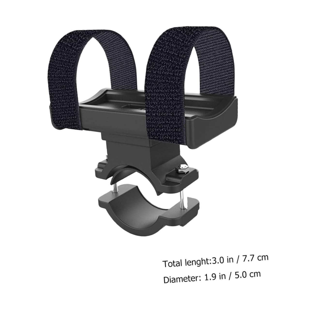 Abaodam Bike Handlebar Bracket Durable Flashlight Holder for Mountain Biking Stable Accessory with High Tenacity Fits Various Lights and Cameras for Riding Adventures