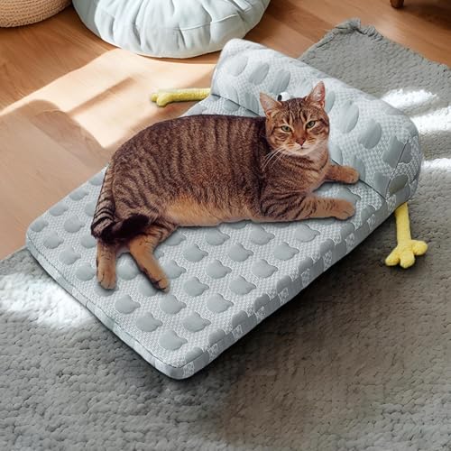 Lit rafraîchissant pour chien auto-refroidissant et housse lavable pour chat
