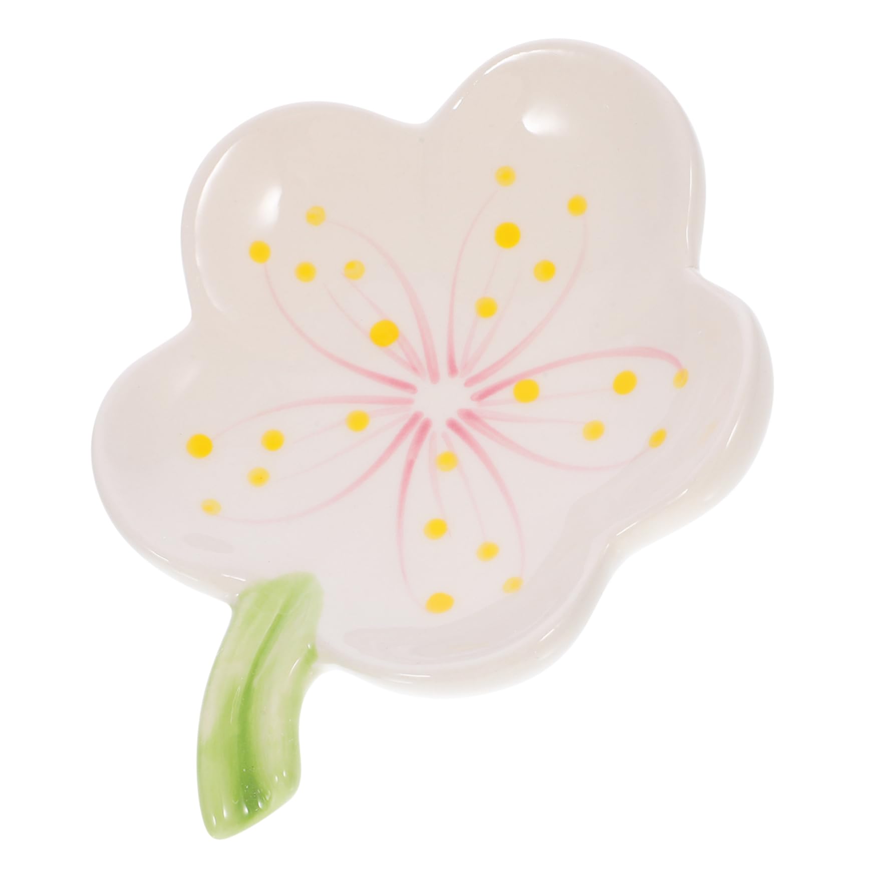 4stücke Blumenförmiger Seifenhalter Keramik Seifenschale Für Badezimmer rutschfest Und Langlebig Mit Abflussdesign Für Hygiene