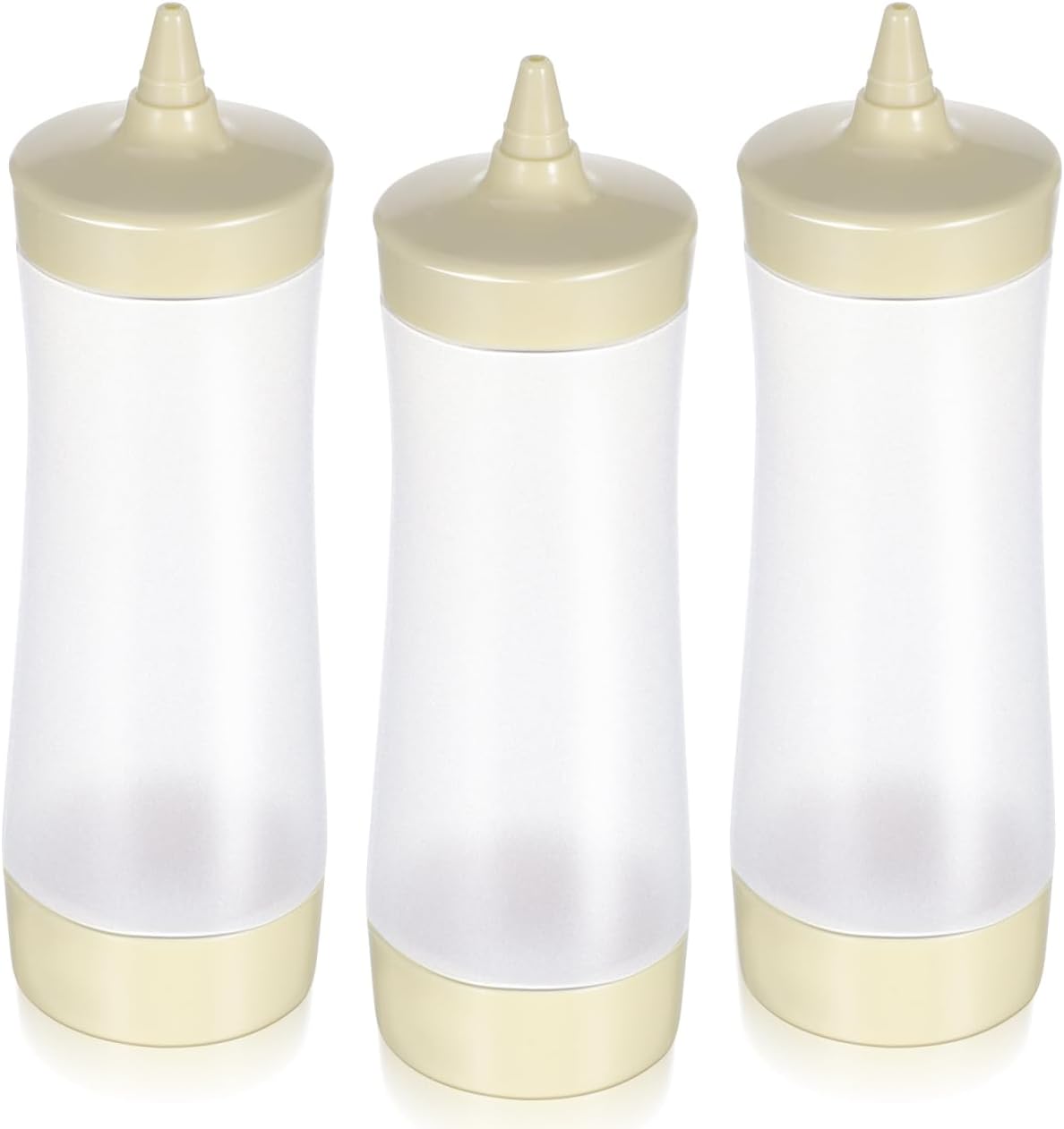 3 Botellas Dosificadoras de Plástico para Salsas 19cm