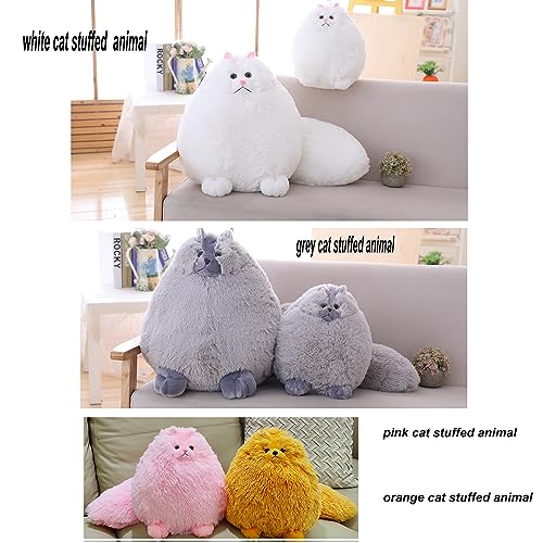 Image of Winsterch Stuffed Animal Plushie Cat Stuffed Animal,Cute Soft Plush Cat Animals,Gray Stuffed Cat, Birthday for Kids,Boys,Girls,Fat Cat Stuffed Toy (Gray, 10 Inches)