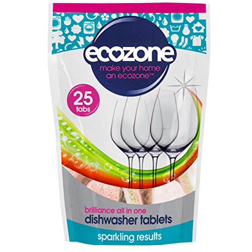 ECOZONE Dishwasher Tablets - Brilliance All in One 25 TABLETS(PACK OF 3)