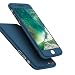 iPhone 6s/6 Case, Jaorty 360 Full Body Protection Ultra Thin and Slim Hard Case Coated Non Slip Matte Surface with Tempered Glass Screen Protector for Apple iPhone 6s/6 (4.7 inch) - Blue