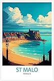 tableau peinture saint malo Le Produit Est Fabriqué Peu De Temps Après L'Achat, Ils Sont Toujours Produits Dans Nos Propres Usines De Fabrication. (Pas De Cadre)