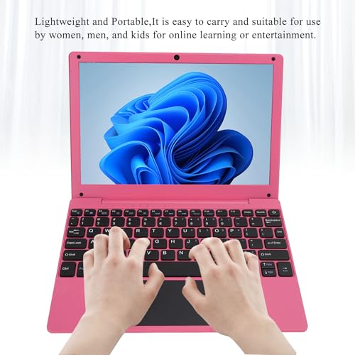 10,1-Zoll-Laptop, Kleiner Business-Laptop-Computer, Quad-Core-CPU, Android 12.0-Gaming-Laptop mit Kabelgebundener Maus, Webcam, 5000 MAh, Tragbarer Laptop Zum Lernen auf – Bild 5