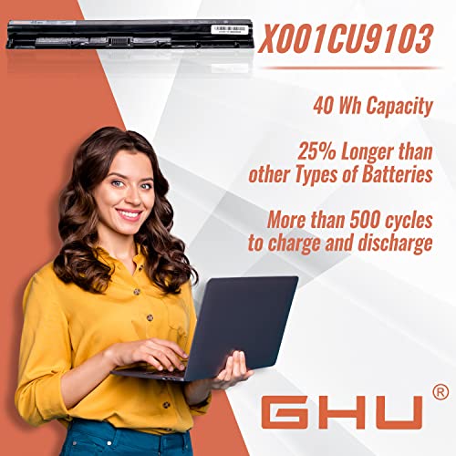 Ghu New 40 Wh Replacement Battery For M5Y1K Hd4J0 Compatible With Dell Inspiron 15 5000 3000 Laptop 3551 3552 3567 5458 5551 5555 5559 5758 5558 5559 5758 14 3451 3452 3458 17 5755 5759 6Vfvm 1Kfh3 #TOP5