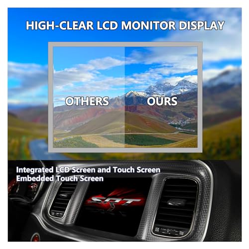Image of Replacement 8.4 inch Uconnect 4C UAQ LCD Monitor Touch-Screen, Radio Navigation New OEM Replacement Fit for Jeep Dodge RAM Chrysler 2020-2023 TDO-XGA084 68388570AB