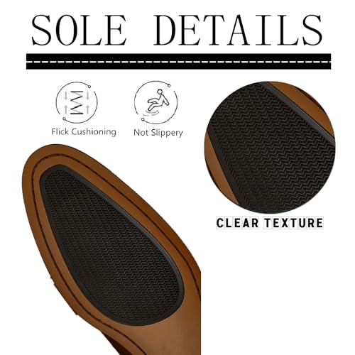 Men's Leather Canvas Patchwork Loafers Classic Low Top Softsole Comfortable Breathable Slip-On Business Dress Shoes for Office Tuxedo Formal Events3