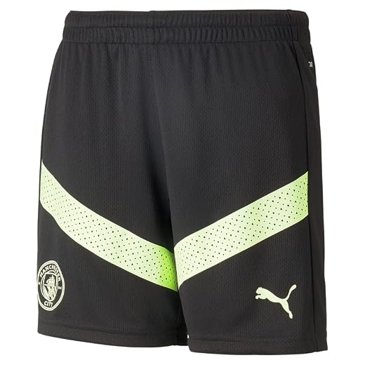 Kids' Manchester City Training Shorts - Black - Size: L