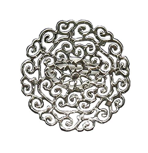 Bague en argent massif 925 énorme fleur avec une taille ajustable modèle Empress R000727