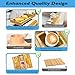 Couch Arm Tray with Cup Holder – Bamboo Sofa Armrest Tray with Storage – Couch Arm Table for Snacks, Drinks, Remote – Non-Slip, Gift for All