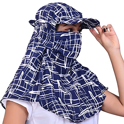 Image of Kavach Ready-to-wear Printed Fashionable full face covering comfortable soft Mask Scarf for pollution sun dust heat protection in summer