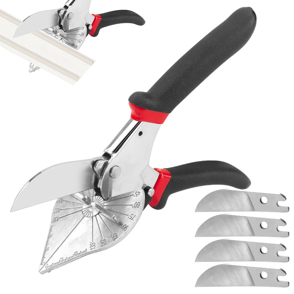 Produktbild von 2-in-1-Gehrungsmess- Und Schneidwerkzeug Aus ABS – Präzise Winkelmessung 85–180° Für Sägearbeiten, Ideal Für Heimwerker & Rohrinstallation