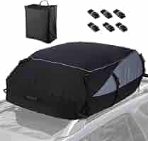 Borsa Tetto Auto 585L Impermeabile - Baule Portabagagli Per Viaggi, Con 6 Cinghie