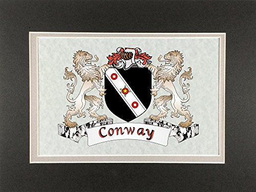 Conway Irish Coat of Arms Print - Frameable 9