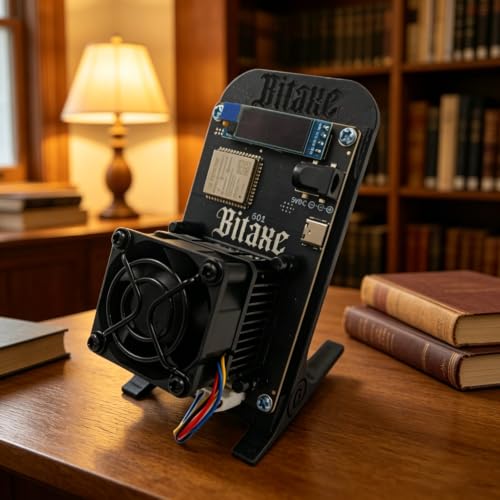 Bitaxe Gamma 601 BTC Miner 1.2TH/s BM1370 ASIC Solo Bitcoin Miner with Silent Fan for Home Mining