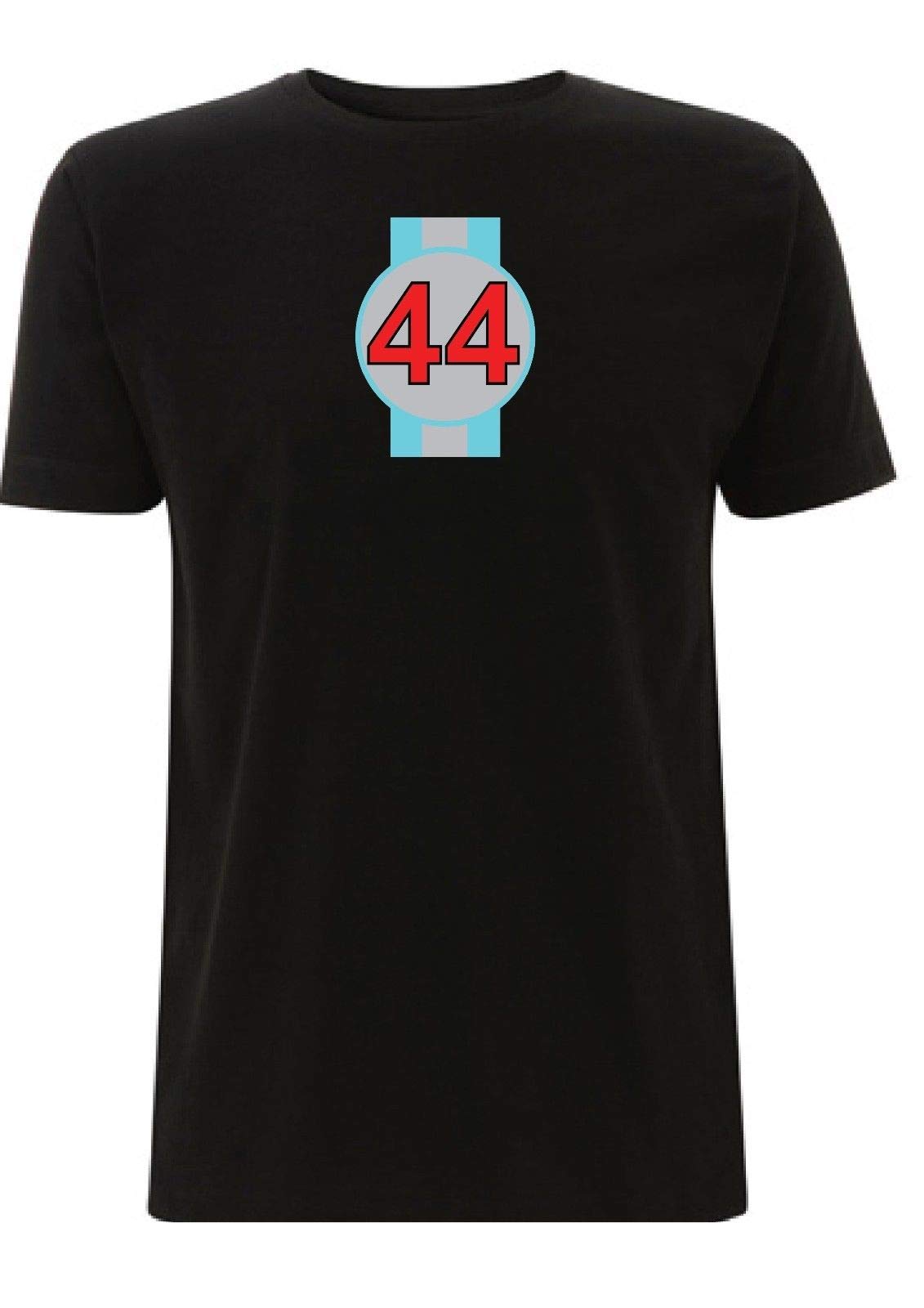 Time 4 Tee Men's Black 44 F1 T Shirt Lewis Hamilton Number Formula 1 Racing Uk Driver World Champion (Medium, )