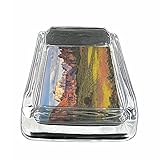 Zion National Park S3 Glass Square Ashtray 4'x3' Sturdy Cigarette Smoking Utah