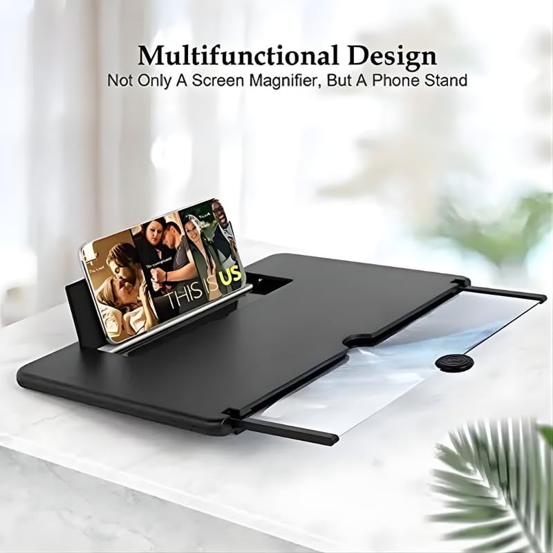 Image of Lapras ๐๐-๐๐๐๐ซ ๐๐จ๐ง๐ -๐๐ข๐๐ ๐๐๐ซ๐ซ๐๐ง๐ญ๐ฒ, 12 Inch Mobile Screen Expander Foldable Phone Screen Enlarger with Adjustable Stand for Movies Video Watching Reading