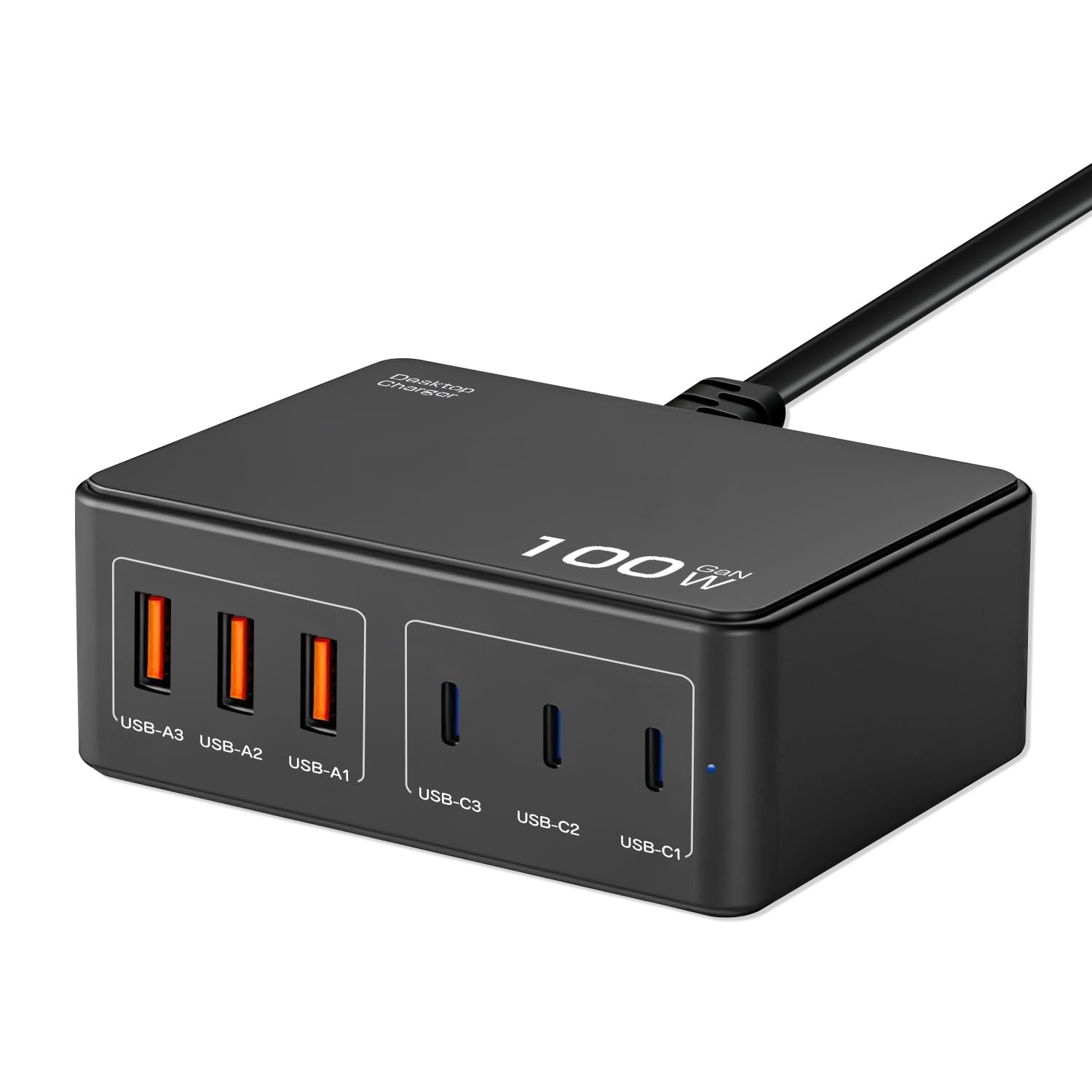 Amazon | USB 充電器 合計100W PD 急速充電器 6ポート【PD30W対応/6台