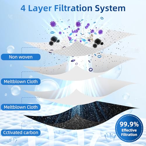 Image of 10 Pack Dust Bags Replacement for ECOVACS DEEBOT X8 PRO OMNI /X9 PRO OMNI /X12 PRO OMNI /T50 Pro OMNI /T80 OMNI /T90 OMNI Vacuum Robot, 4L Activated Carbon Bags Replacement Vacuum Station Accessories
