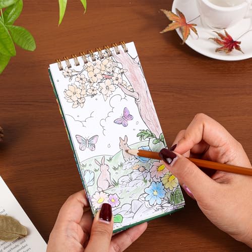 Mini livre de coloriage Forest Dreams, cadeau idéal de Noël - 5
