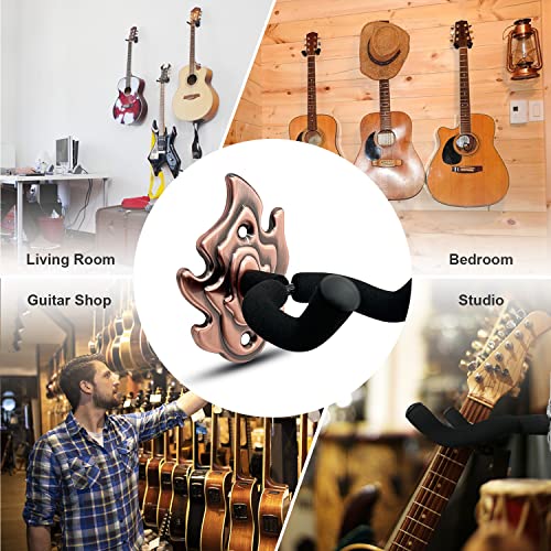 MOYACA Lot de 2 supports muraux en métal pour guitare, support mural avec vis, support mural pour guitare, basse… - Les Beatles, Paul McCartney, John Lennon, RIngo Starr, George Harrison MOYACA Lot de 2 supports muraux en métal pour guitare, support mural avec vis, support mural pour guitare, basse… – Image 8
