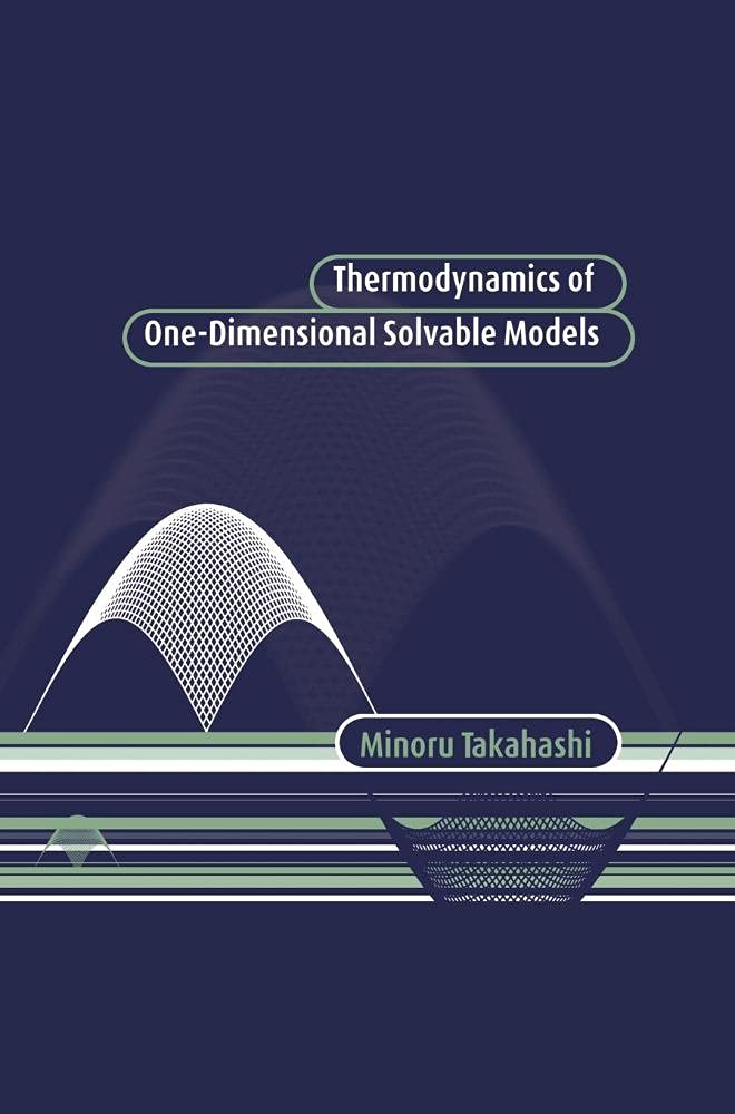 Thermodynamics of One-Dimensional Solvable Models Hardback