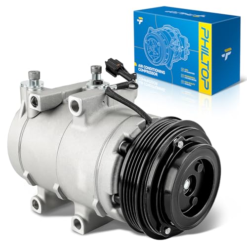 Image of PHILTOP NEW Air Conditioner AC Compressor with Clutch for Sorento 2003-2006 | Brand-new A /C Compressor, Replaces# 97701E205 3693185 2021500AM CWK638981 CO10822C 977E205 1521762 202180 CO10822AN 58190