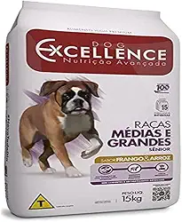 Ração Excellence Senior para Cães com mais de 7 anos- 15KG