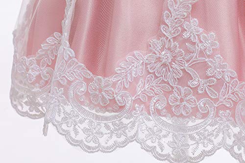 LZH Baby Meisjes Jurk Pailletten Strik Tutu Bloem Verjaardagsfeestje Trouwjurk Kinderjurken met Hoofddeksels - Image 7