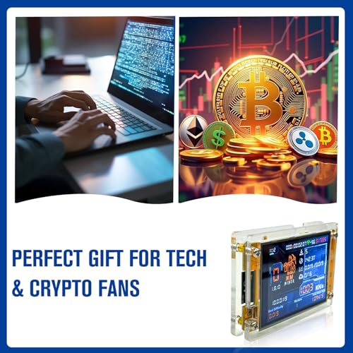 Bitcoin Miner BTC V2 NMMiner,Crypto Miner for ESP32 2.8" Smart Display Development Board, 1003 H/s Hashrate, Desktop Solo Lucky Miner Bitcoin Mining Machine for Educational Use (Yellow) — view 6
