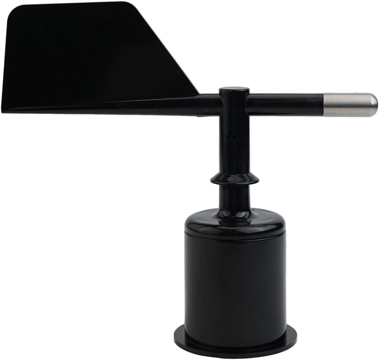 WIND Anemometer Shell ABS Wind Direction Indicator for Outdoor Weather Stations, Greenhouses and Garden Décor, Black