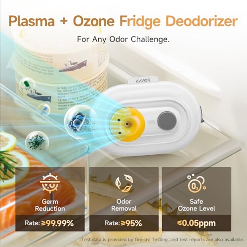 Kavor Refrigerator Deodorizer, Rechargeable Odor Eliminator — view 2