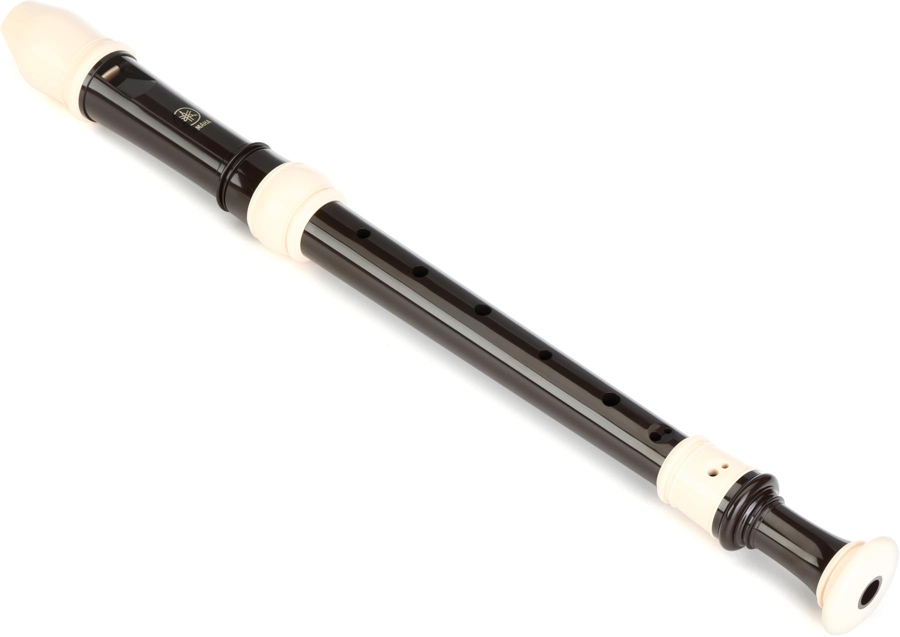 Yamaha YRA-302B Alto Recorder, smooth brown finish, key of F